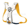 Street Olympic metal slingshot stainless steel with flat rubber bands, suitable for import, wholesale