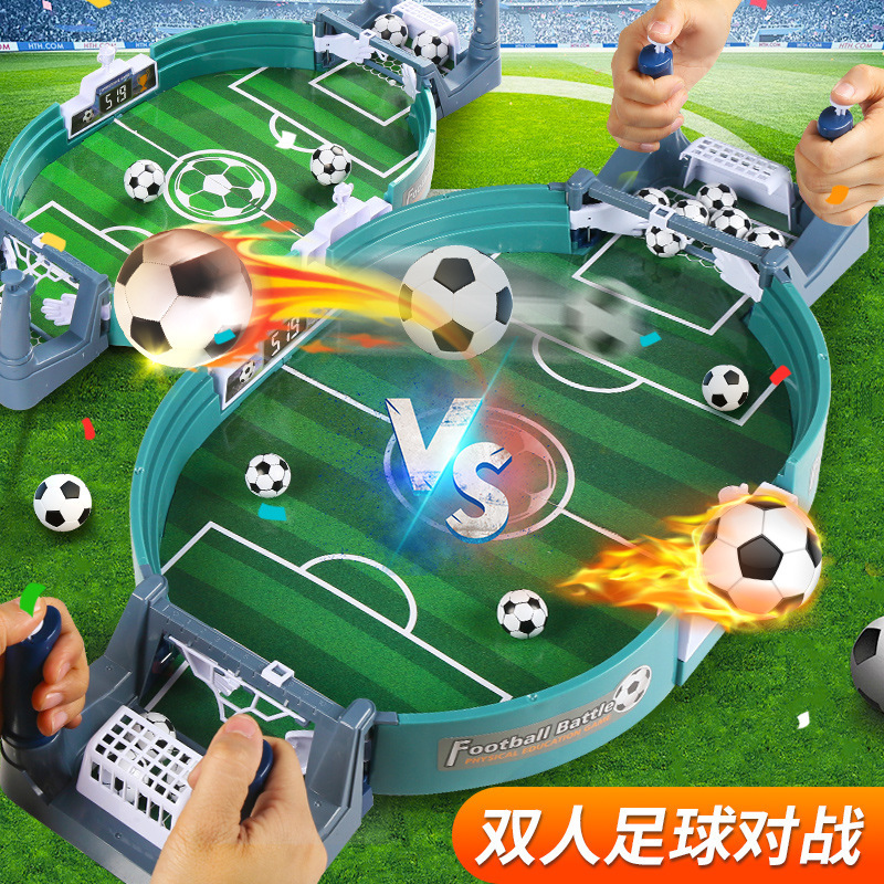Children's table football double match table parent-child interactive puzzle game 3-6 years old 9 boys table game toy cross-border Children's table football double match table parent-child interactive puzzle game 3-6 years old 9 boys table game toy cross-border