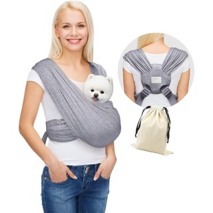 Pet Strap Small Dog Cats and Other Pet Outgoing Breathable Comfortable Travel Bag Portable Cats and Dogs Front Strap