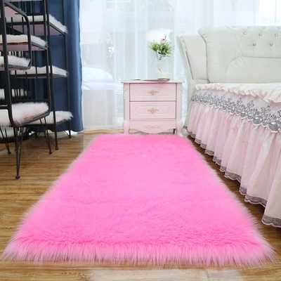 Car Carpet – Cushion Non-Slip Floor Mat - rose-red-2-70x120cm