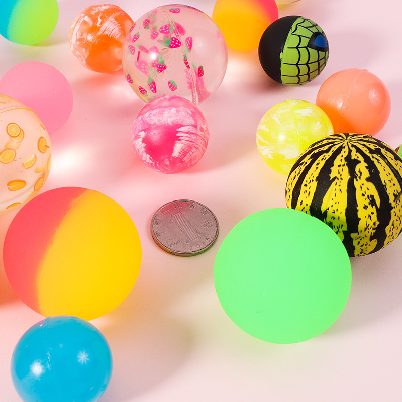 No. 32 bola de primavera un dólar máquina de torsión de huevos bola de primavera juguetes para niños bolas de primavera bolas de salto bolas de salto bolas de primavera niños pequeños regalos escolares