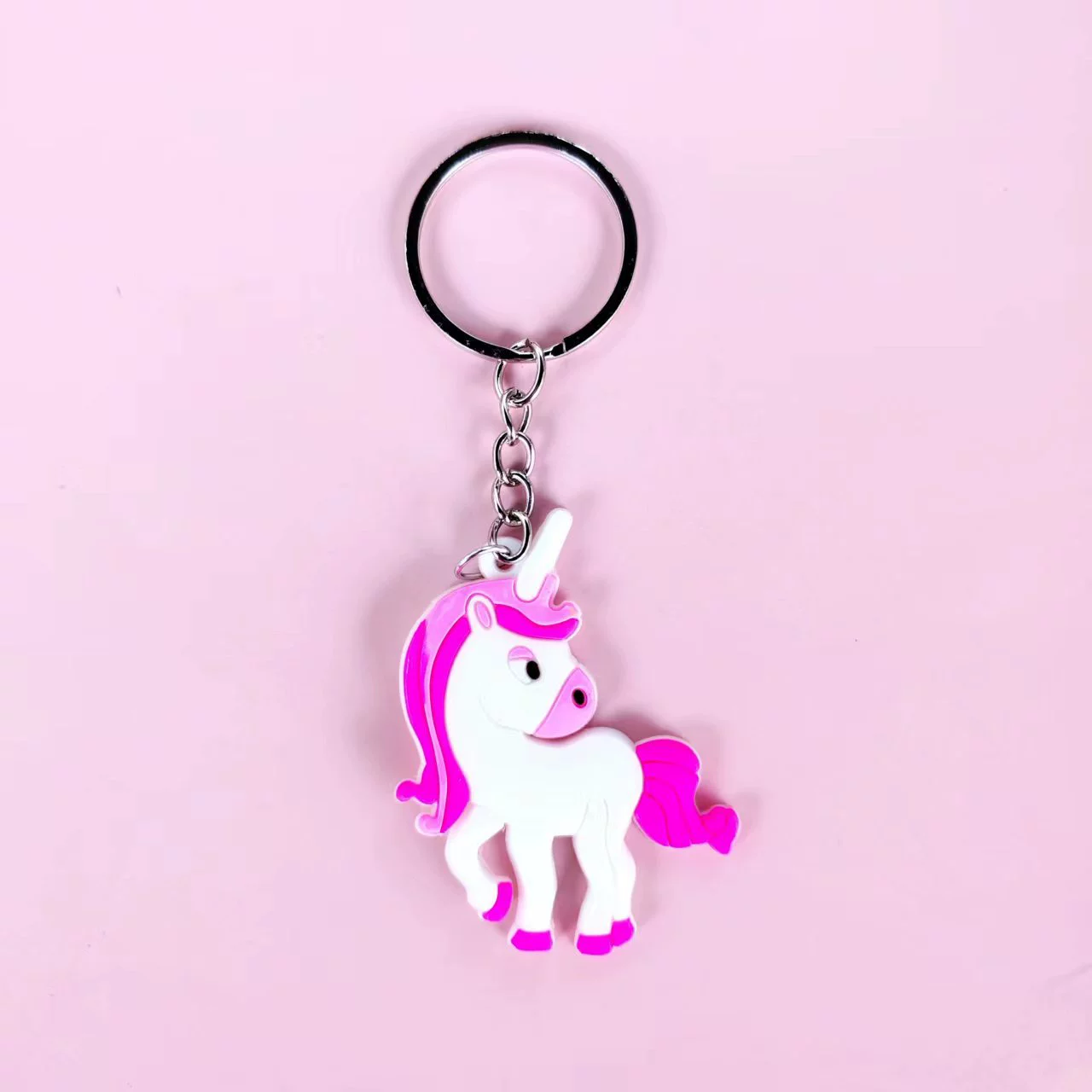 Брелок из ПВХ, радужная подвеска из мягкой резины, украшения, игрушка, новая коллекция, городской стиль, единорог, подарок на день рождения
