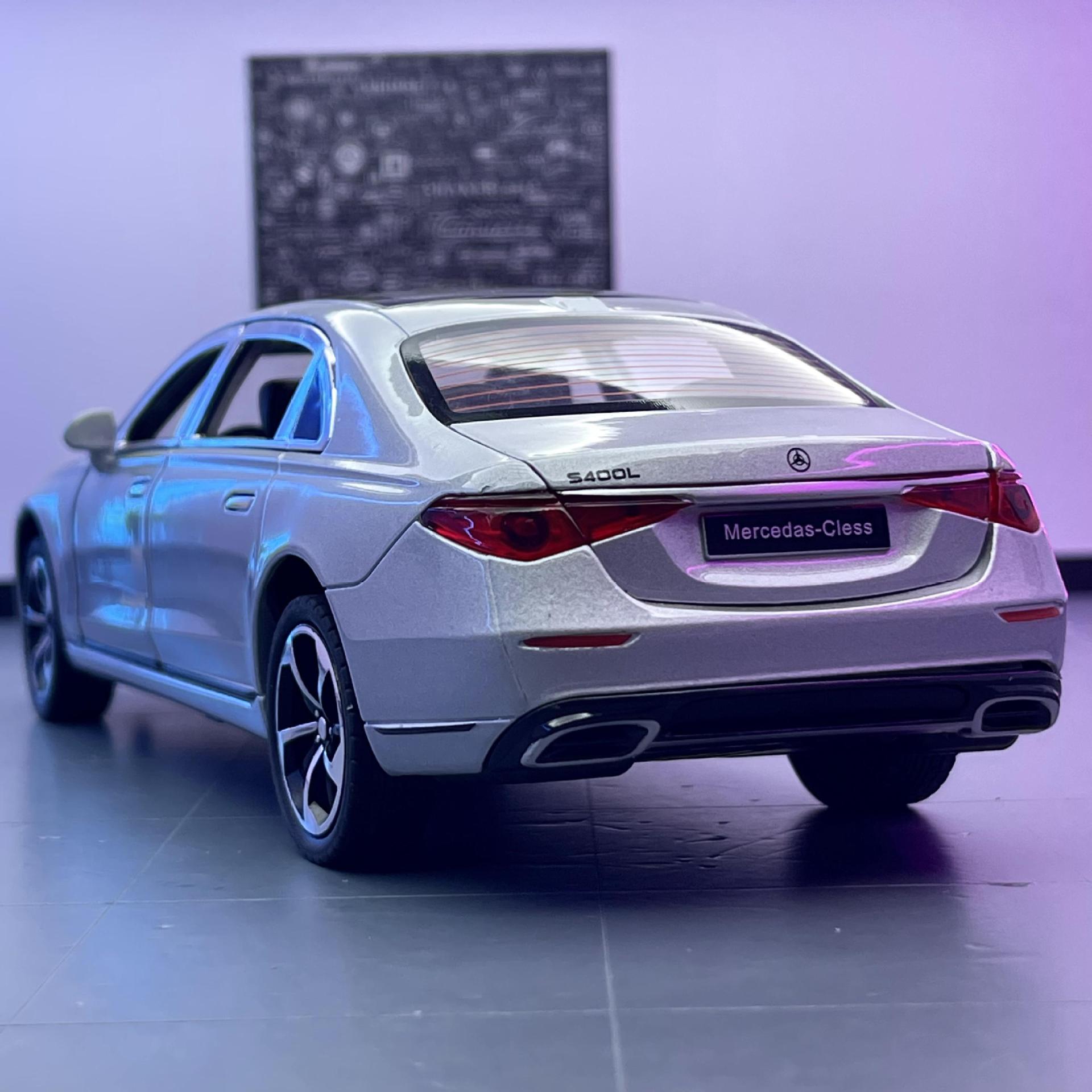 Nuevo Haodi aleación Big Ben S400L modelo de coche tira de la cuerda vocal luz 6 Puerta Abierta juguete coche música modelo adornos