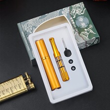 奇豪烟嘴细烟专用过滤嘴循环型耐用可清洗过滤芯便携盒男士礼品