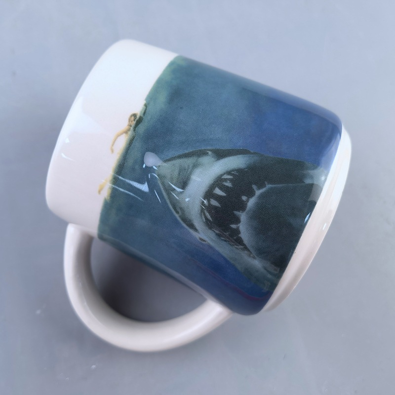 Selección estricta de 3D tiburón blanco tiburón tigre gigante mar mar mar cerámica mar taza de café marca taza de té nuevo