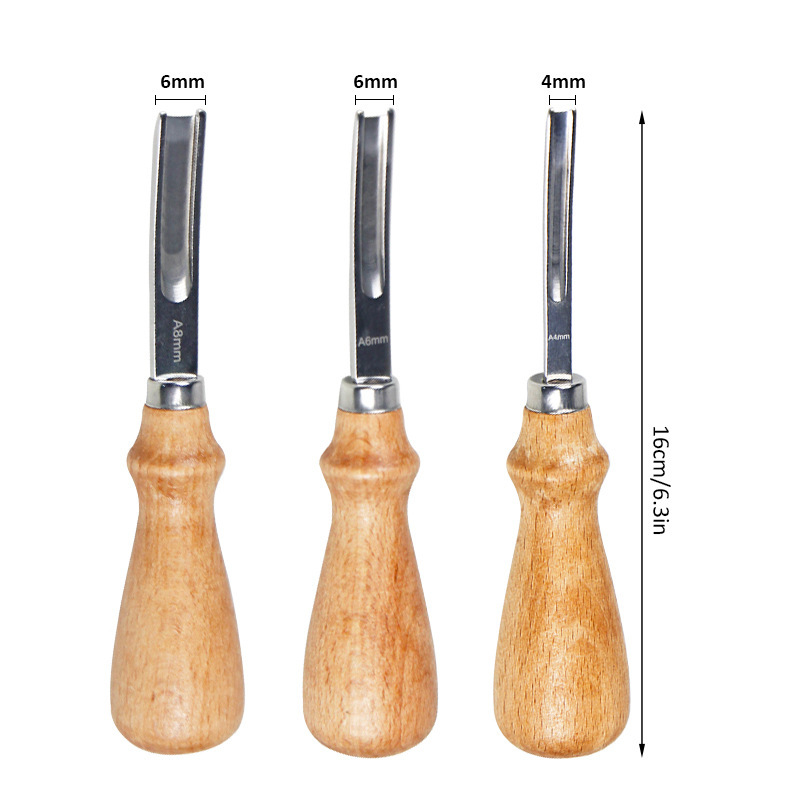 フランス式皮革工具皮彫皮芸牛革エッジ削り器革具広口手動エッジ削り器全シリーズ|undefined