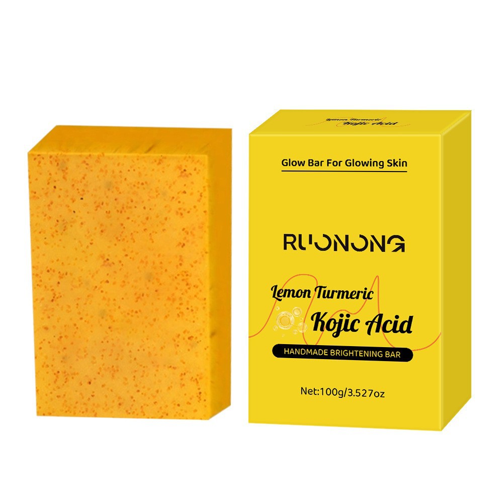 Jabón Artesanal de Jengibre y Ácido Kójico para Comercio Exterior, Jabón Limpiador de Nicotinamida y Limón, Jabón para Baño, Jabón para la Piel, Jabón Hecho a Mano con Aceites Esenciales image 16