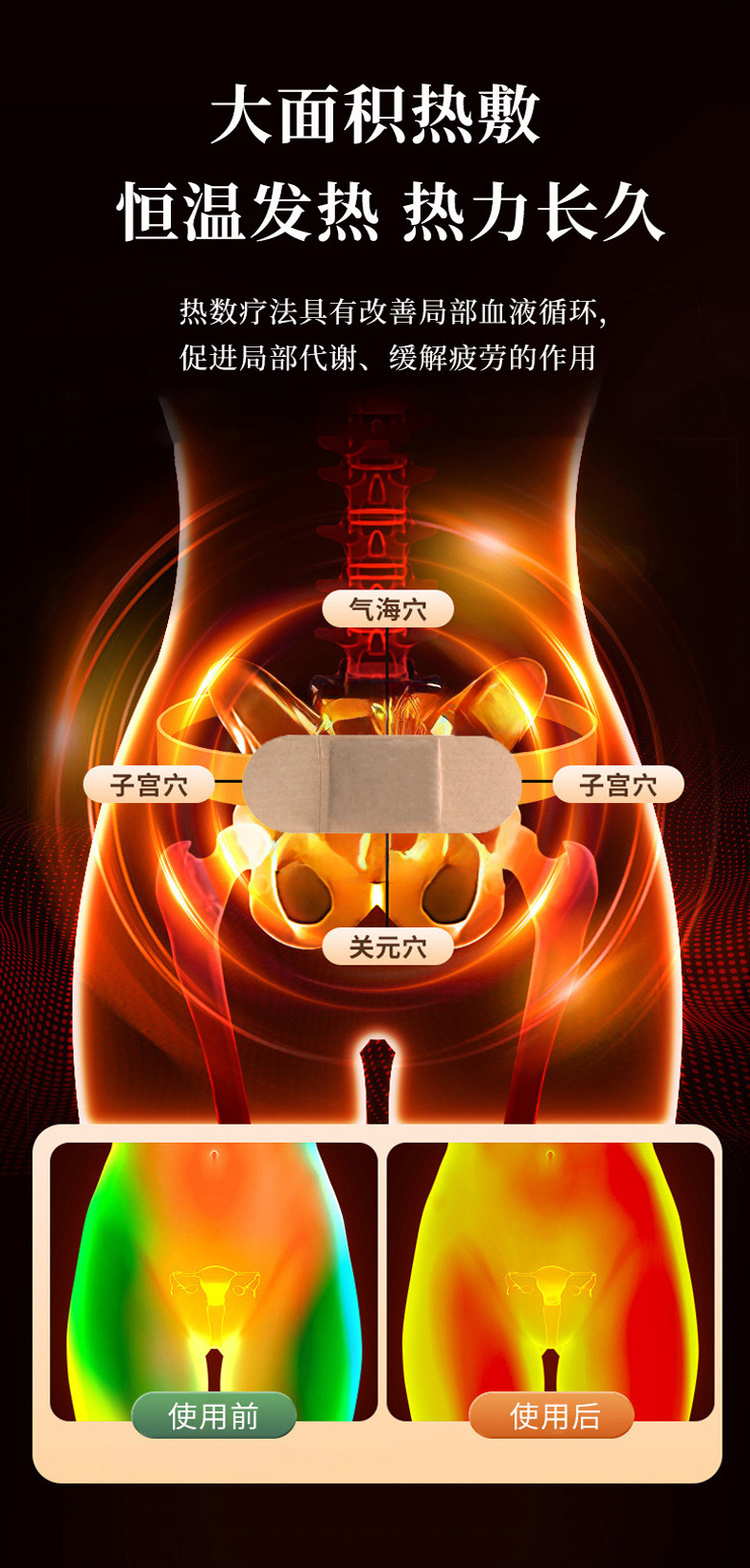 Moxa Heat Patch Self Heating Wormwood Warming Compress for Neck Knee Body Warmth quality and texture