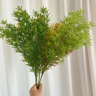 Long Star Grass Simulation Green Plant Manufacturers 3 Fasics 39 Cluster of grass soft glue green plants window Shopping mall green plant landscape