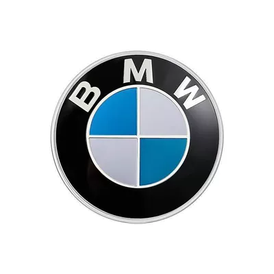 factory-sized front and rear emblems for 3 Car logo - standard-bmw-blue-and-white-steering-wheel-logo-universal