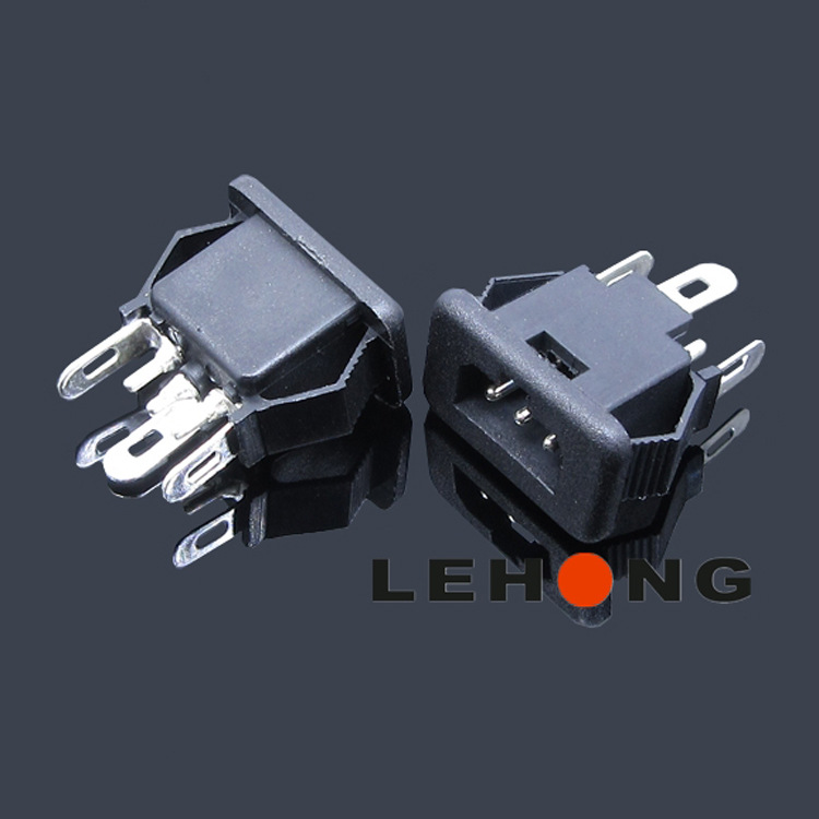 DC-074B-3P三针/耐高温铜环保/DC电源插座/直流DC插座