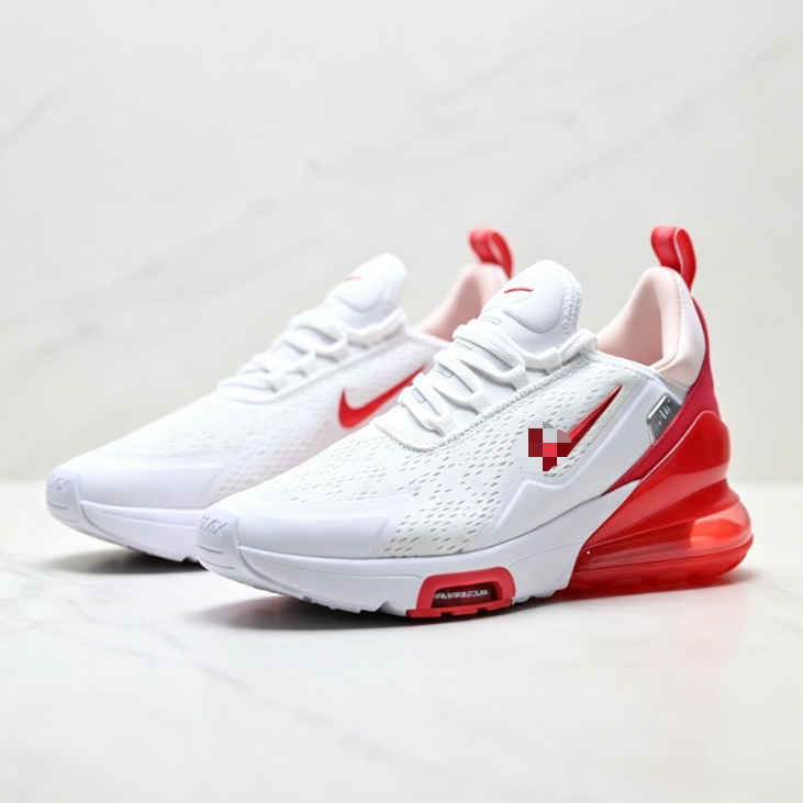 Air Max 270 zapatos de aire para hombres y mujeres, zapatos de deporte casuales transpirables de malla con suela gruesa para correr.