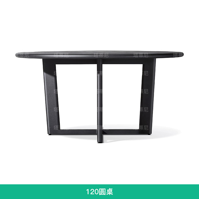 Mesas y sillas de exterior para ocio al aire libre, mesa larga de madera maciza para jardín, conjunto de mesa y sillas de teca impermeables para terraza de villa de alta gama. image 15