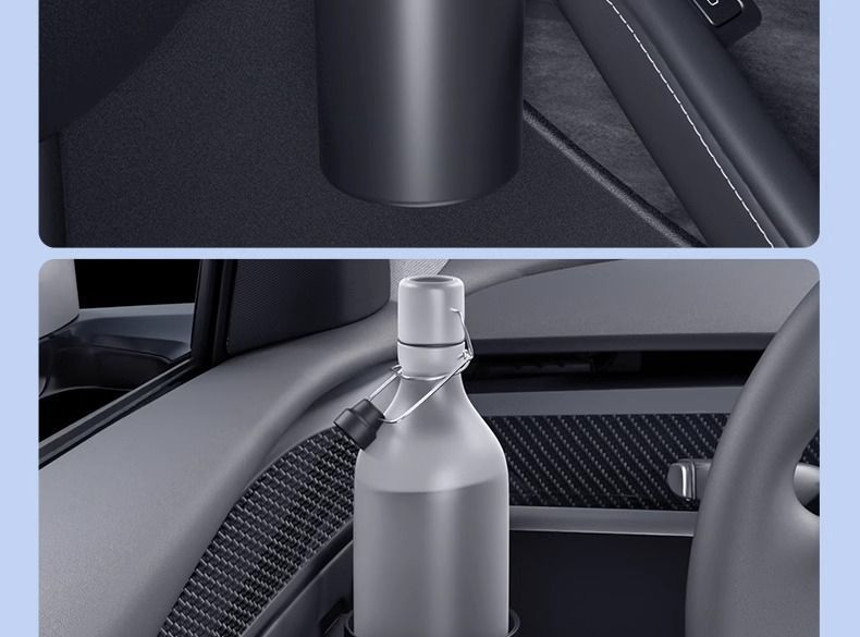 Suitable for Tesla Model 3/Y Car Door Cup Holder, Door Handle Storage Box, In-Car Cup Holder Modification