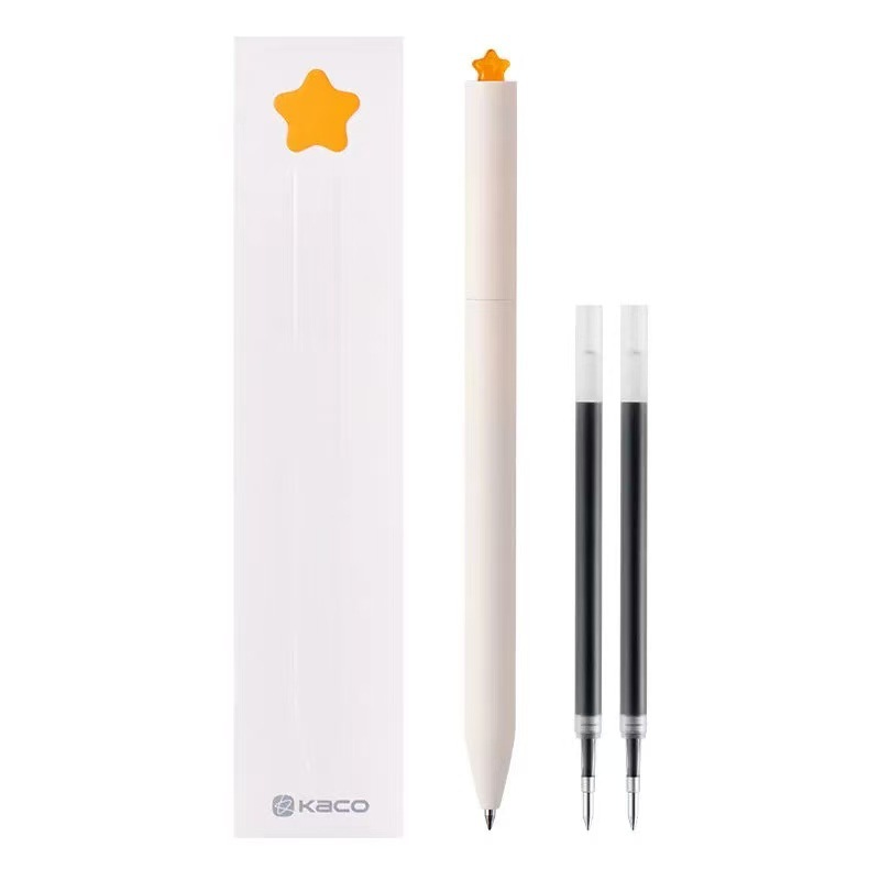 Envío gratis Kaco Chuxin Lingyue Jingdian Presione el bolígrafo de góner Examen de estudiante Cepillo Pen Set Colección al por mayor image 19
