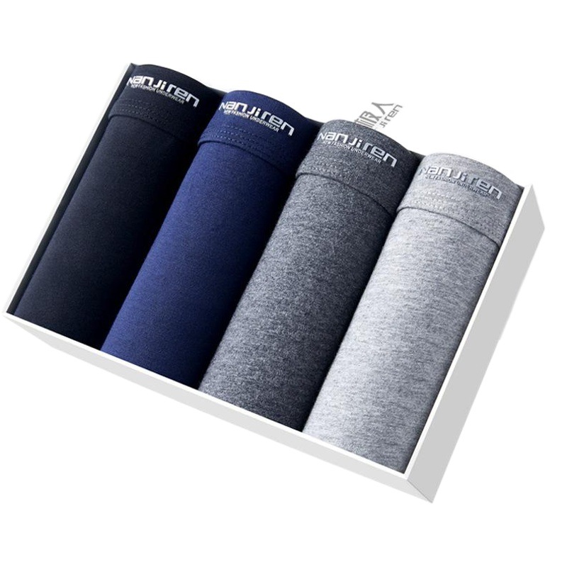 Yalu gift box cotton men's underwear graphene crotch Zhongshan manufacturers a generation of postage comfortable breathable