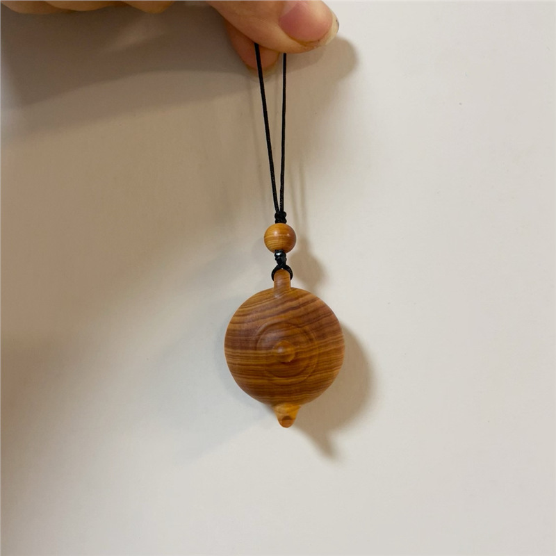 天然熟成古材シダレソメのハンドツイスト木彫りハンドルポット装飾品ハンドルハンドルポット文具|undefined