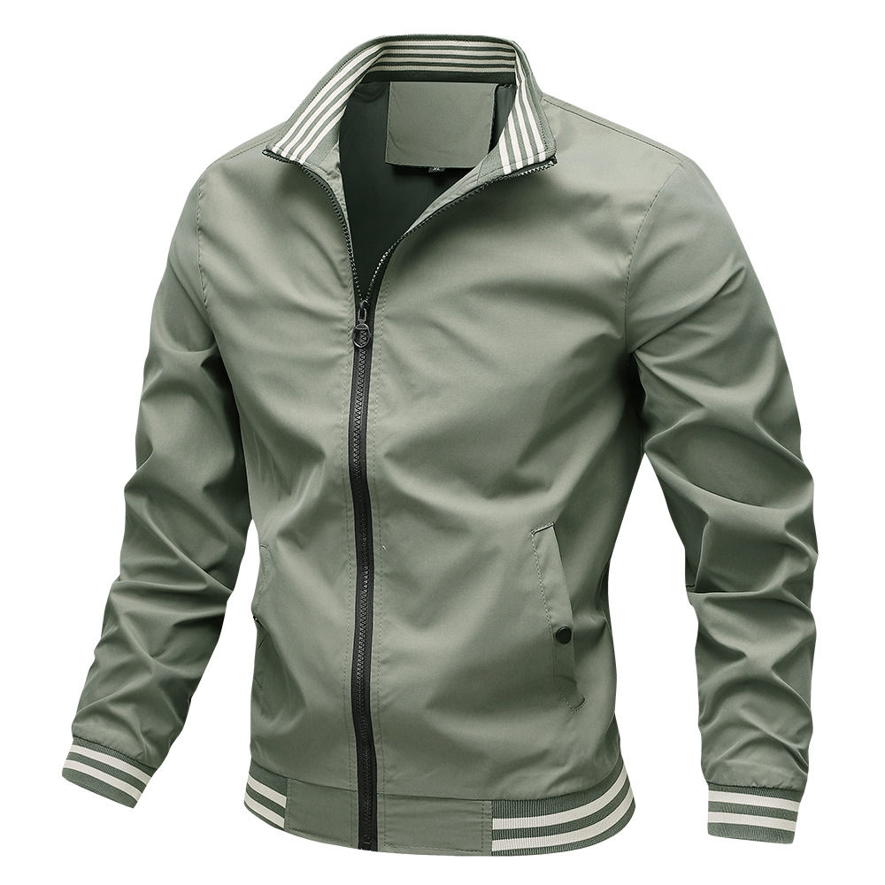 Chaqueta transfronteriza nueva primavera y otoño estilo coreano de moda juvenil chaqueta casual collar uniforme de béisbol ropa de hombre
