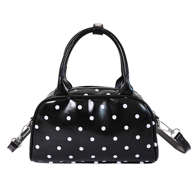 Nicho coreano Zhong chica onda punto bolos mujeres 2026 verano diario nuevo estilo extranjero gran capacidad mochila de hombro image 12