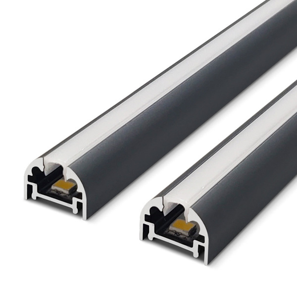 Modern atmospheric LED mounted linear light for bed
