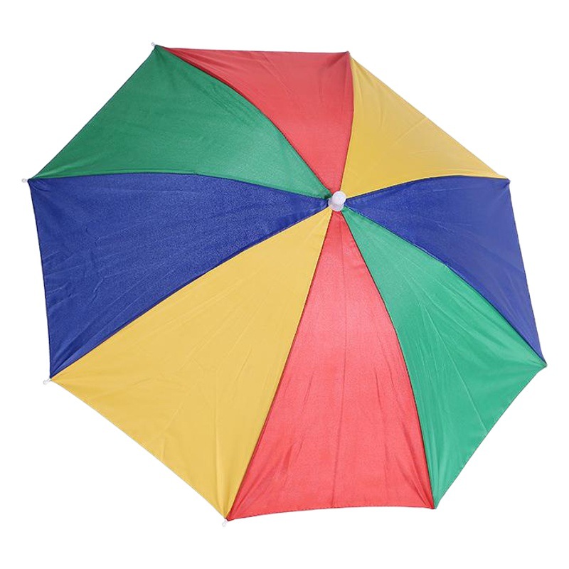 Sombrero-paraguas para niños, de plástico, para hogar, viajes o actividades al aire libre, venta directa de fábrica