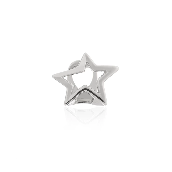 Silver five-pointed star
