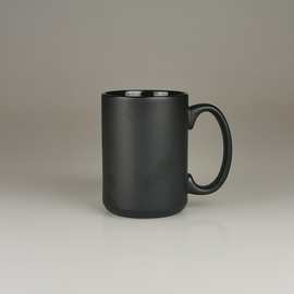 大容量磨砂陶瓷杯哑光马克杯多彩咖啡杯广告促销杯子来图印制LOGO