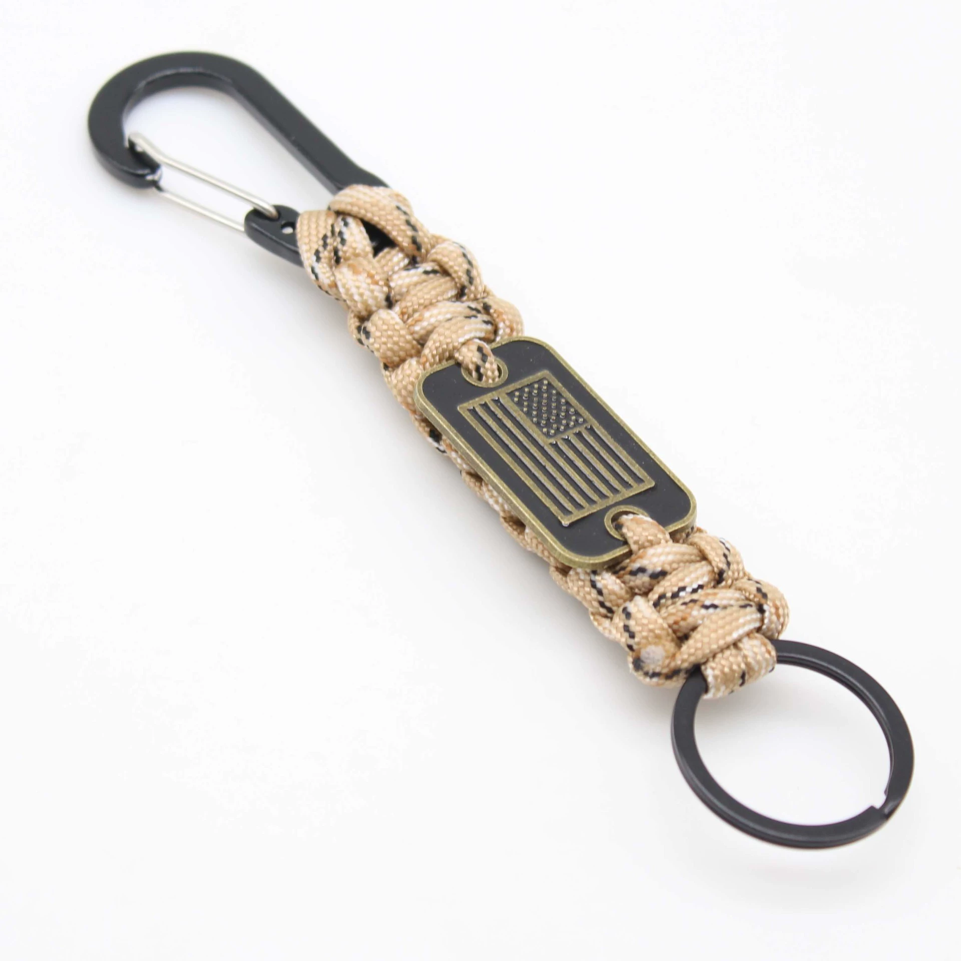 Umbrella rope pendant Umbrella rope key chain handmade seven -core umbrella rope national flag brand pendant outdoor emergency umbrella rope