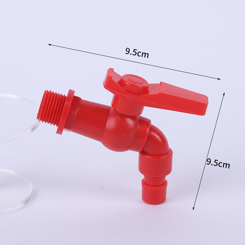 Grifo de gran flujo Grifo de núcleo de bola 4 puntos Fuente del fabricante de núcleo de bola de apertura rápida PVC grifo de plástico al por mayor