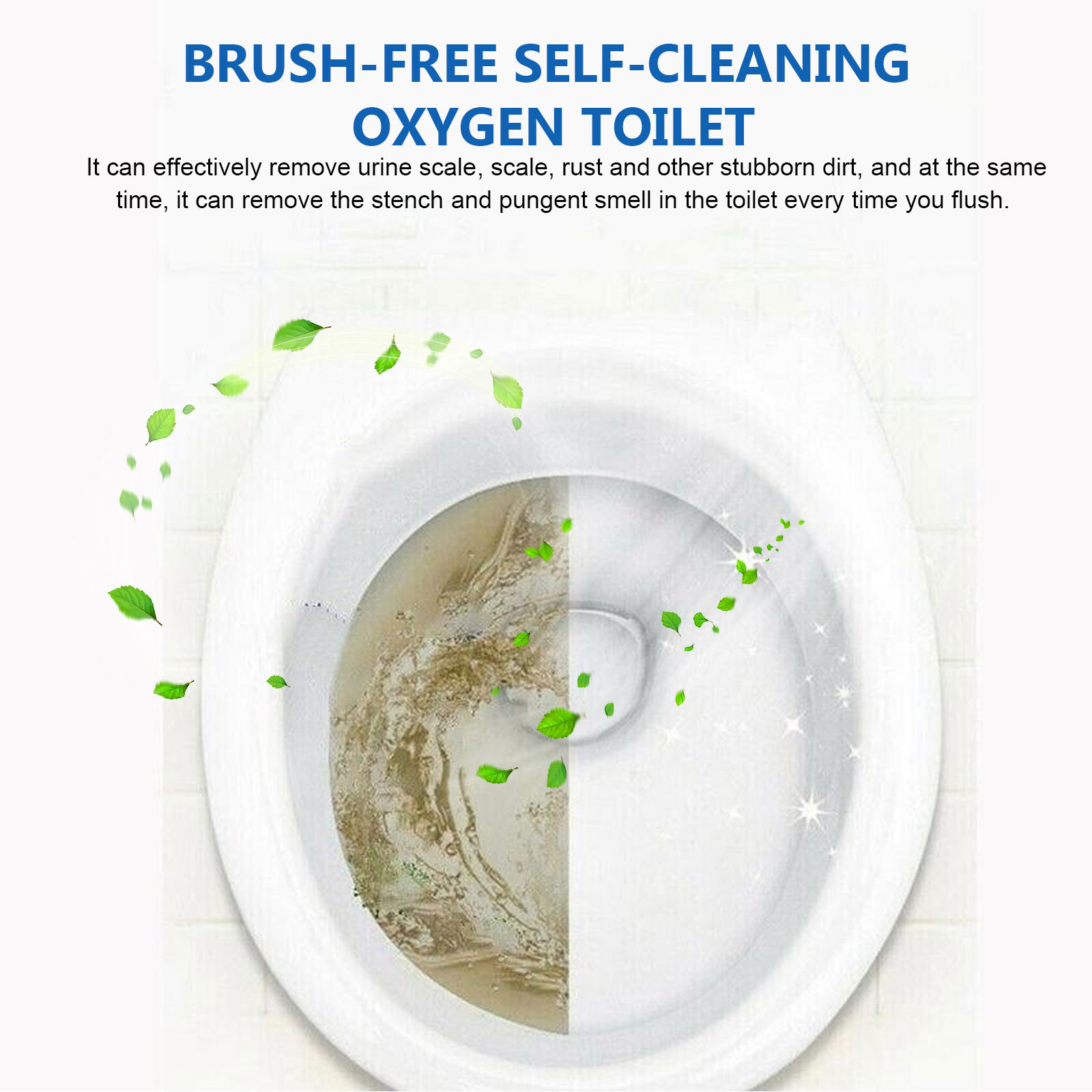 JUE-FISH 馬桶泡騰片 清潔去污除垢尿漬廁所潔廁靈除臭留香去異味