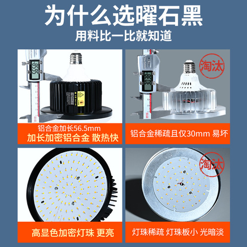 LED spot light live streaming 285W remote dimming tri-color temperature infinite dimming soft light box E27 photography bulb wholesale