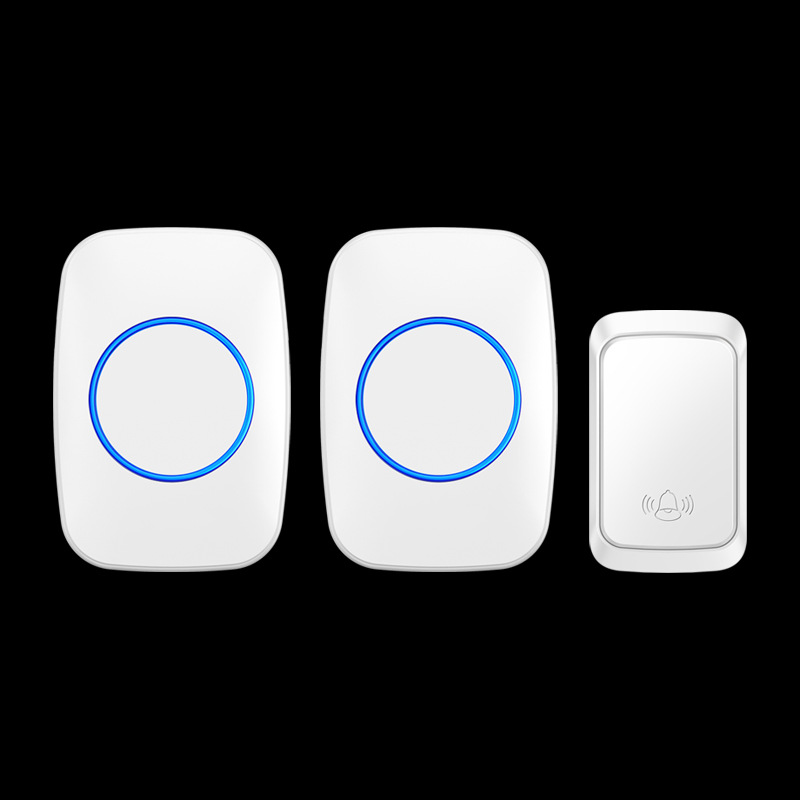自发电无线遥控门铃开关家用防水超远距离免电池电子老人呼叫器玲