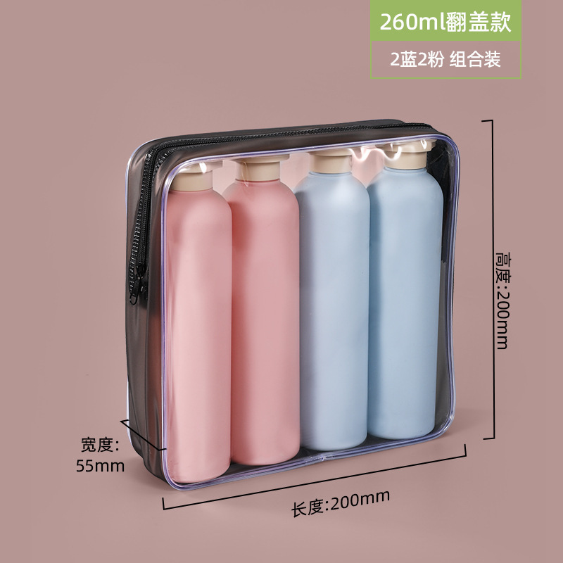 亚马逊热销PE毛绒软料绿分装瓶按压乳液瓶洗手液沐浴露瓶塑料空瓶|undefined