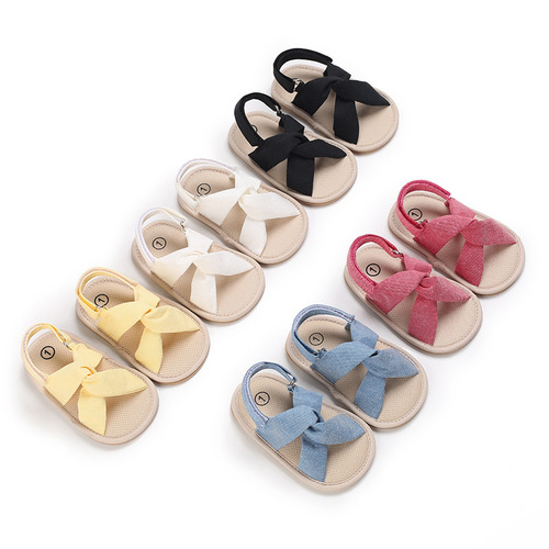 Toddler shoes 0-1 year old girl summer sandals soft sole breathable baby shoes 