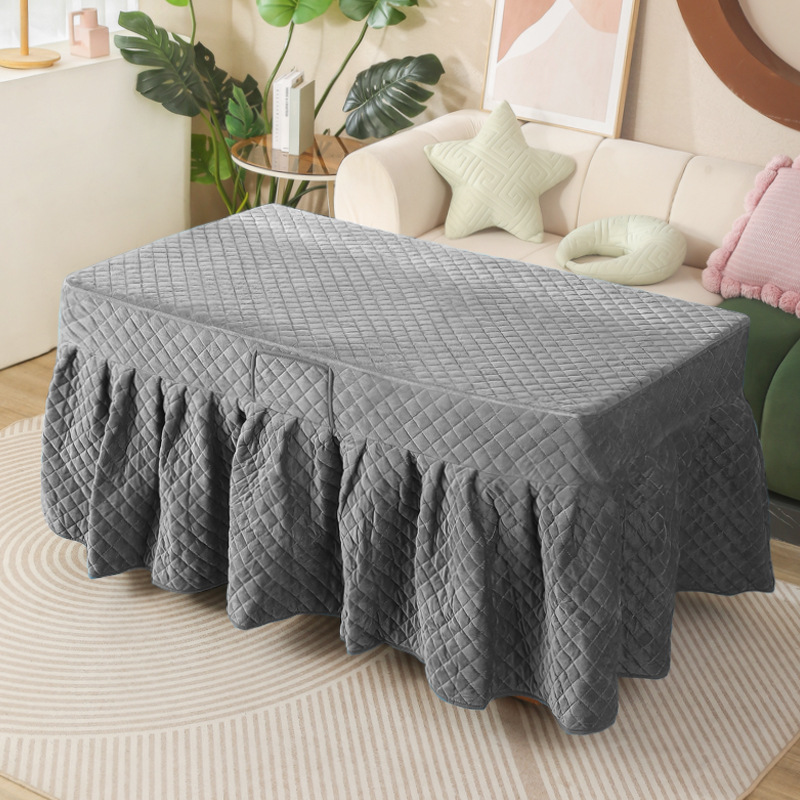 Thickened Heating Tablecloth for Winter, Single-Sided Fleece Cover for Coffee Table, Electric Stove Heating Cover for Dining Table