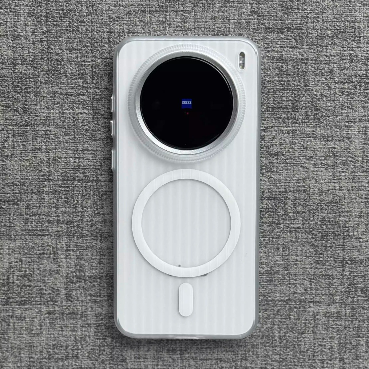 瓦楞光栅冰雾磨砂磁吸适用vivox200s手机壳x200pro硬壳行李箱条纹