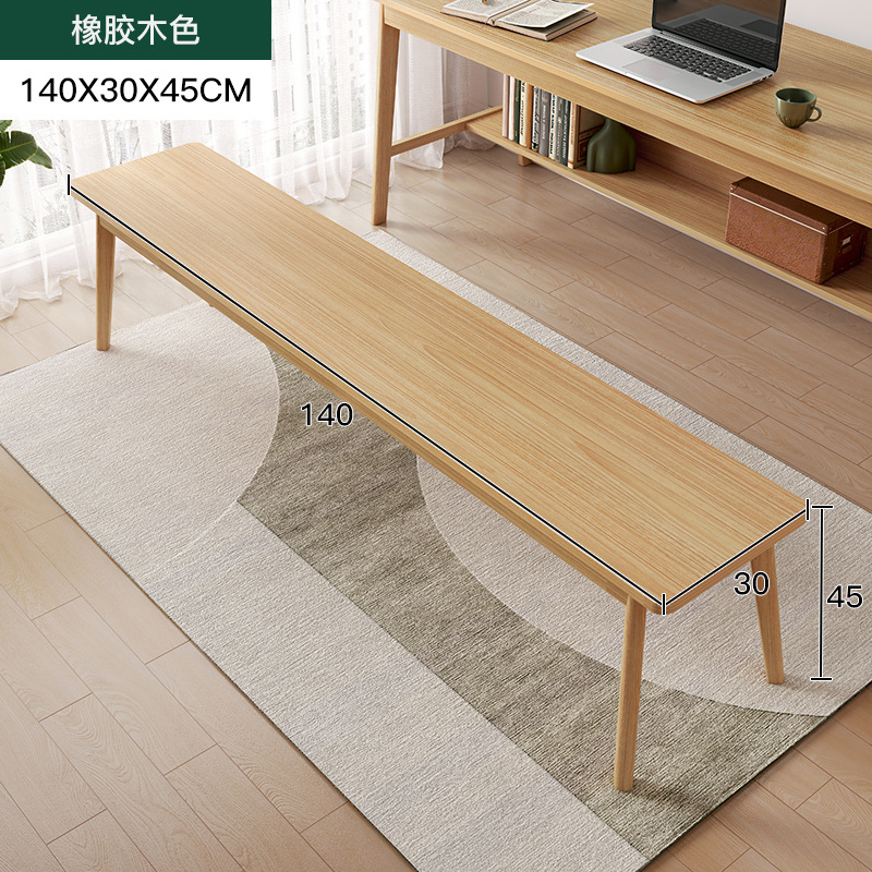 Banco banco de madera maciza Banco taburete comedor largo Banco silla hogar comedor taburete largo taburete de madera grande