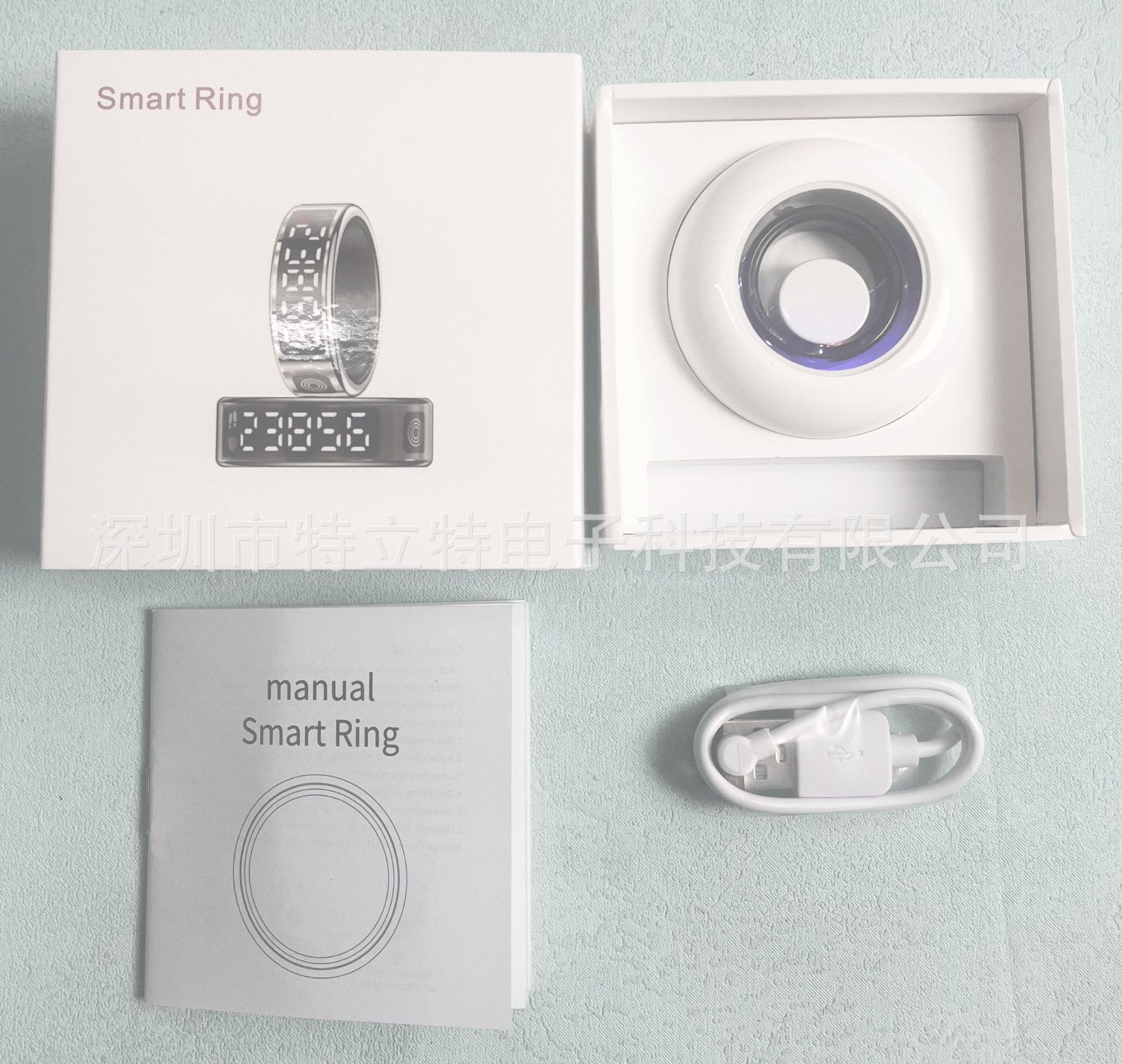 Pantalla SR08 transfronteriza anillo inteligente frecuencia cardíaca oxígeno en sangre ejercicio sueño monitoreo de la salud cepillo anillo de regalo de Douyin