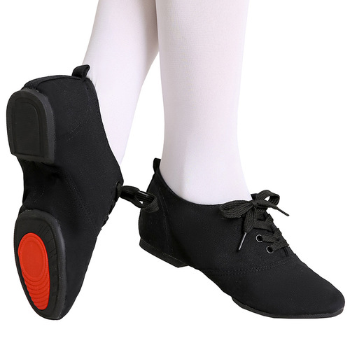 Outdoor rubber-soled canvas adult high-top jazz boots soft-soled dance shoes new practice shoes women's modern dance shoes dance shoes
