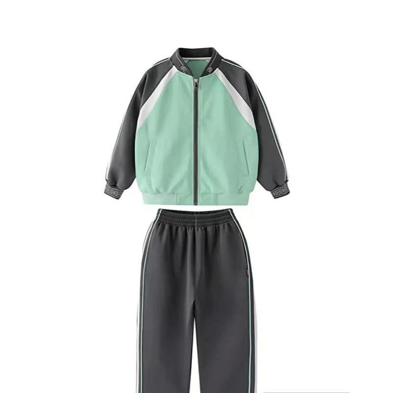 赣州中小学生统一校服春秋款运动服套装男女夏季同款短袖裙子班服|undefined