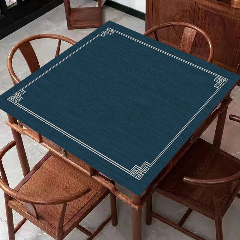 麻将机桌面打扑克牌专用桌布垫子棋牌室牌九台布正方形加厚消音毯