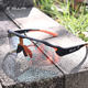 Cycling Glasses Outdoor Running Sports Bicycle Mountain Bike Color Changing Windproof UV-proof Goggles for Men and Women