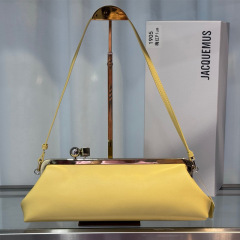 Jacquemus2025 新しいニッチフレンチバゲットハイエンドハンドヘルドクリップショルダーハンドバッグ