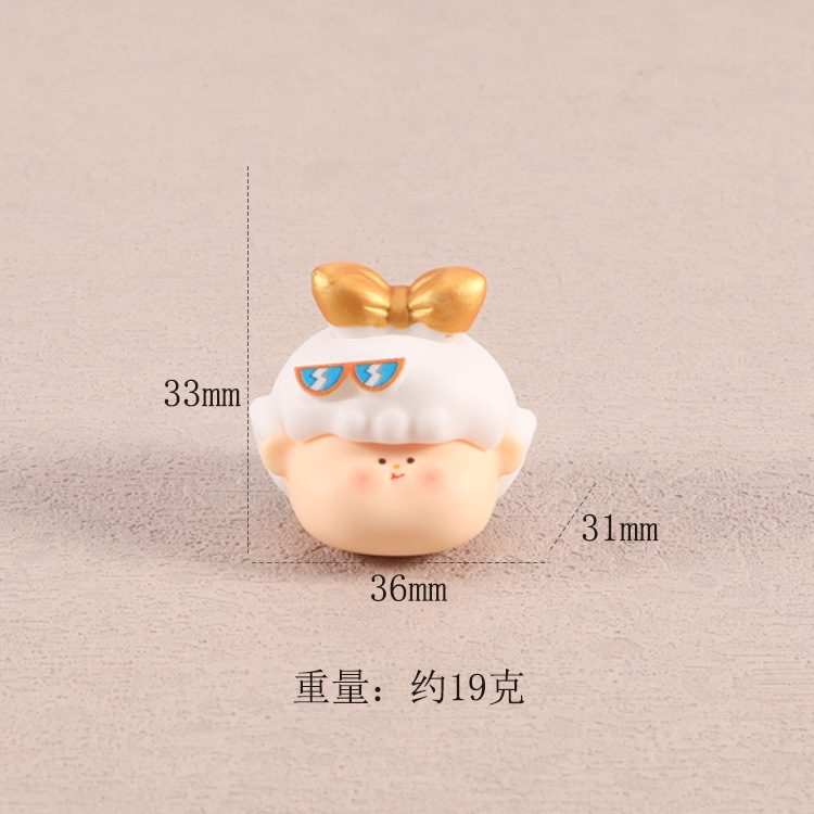 眼镜莉莉丝萌粒盲袋DIY树脂饰品车载装饰配件摆件小玩具钥匙扣挂|undefined