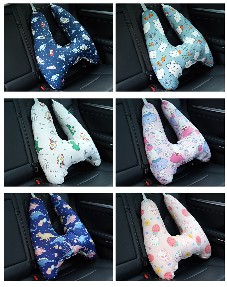 Children's car seat belt anti-collar neck baby pillow pillow pillow car sleeping artifact car shoulder guard