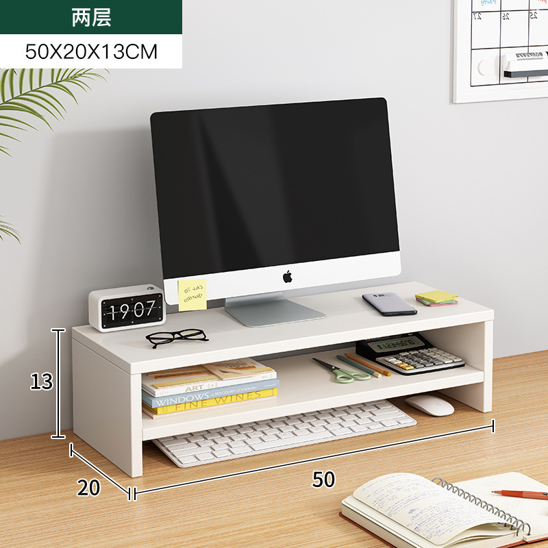 escritorio portátil elevación estante dormitorio buena oficina monitor de escritorio estante de almacenamiento de escritorio