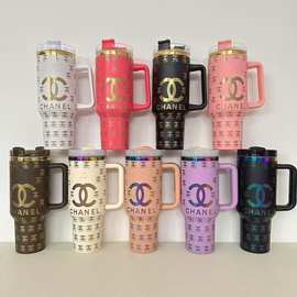 跨境亚马逊stanley40oz手柄冰霸杯不锈钢保温保冷杯史丹利汽车杯