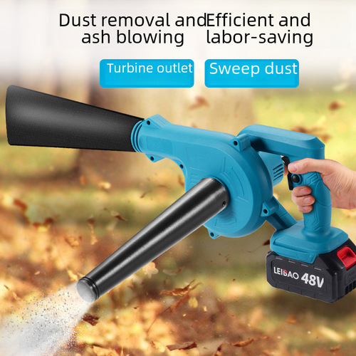 Industrial-grade high-power electric hair dryer Lithium battery suction hair dryer dual-use blower Small wireless computer dust cleaner