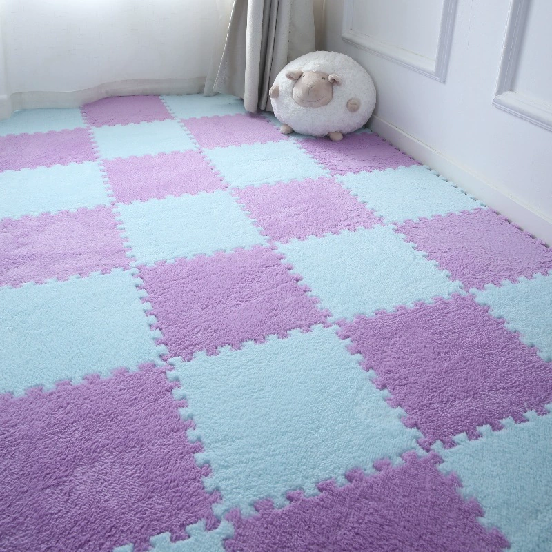 Ковровая плитка напольная, 30×30 см (толстая), гостиная и спальная комната, однотонные варианты цвета