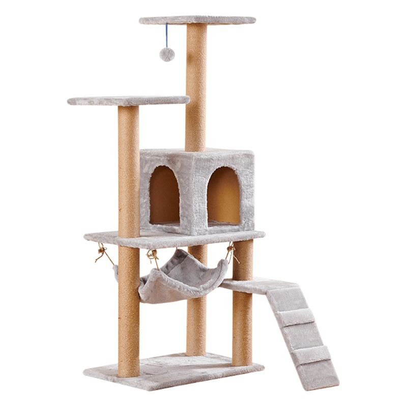 Gato escalada marco gato árbol gato tablero del rasguño gato nido gato suministros gato juguete gato saltando plataforma gato Villa mascota molienda garra al por mayor
